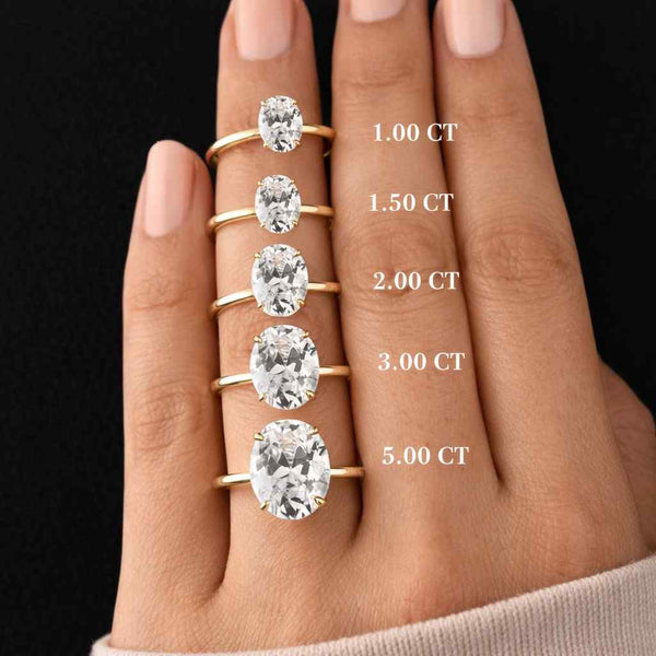 val engagement ring oval solitaire ring rose gold jewelry oval diamond ring oval moissanite ring elegant jewelry thin ring