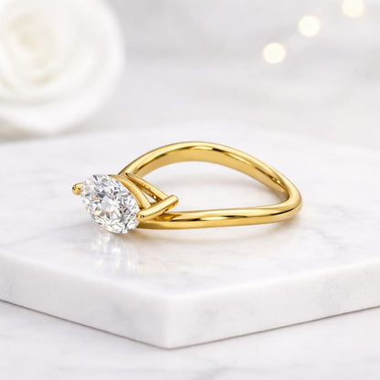 wedding ring anniversary ring bridal jewelry solitaire jewelry fine ring luxury jewelry gold jewelry women jewelry elegant jewelry