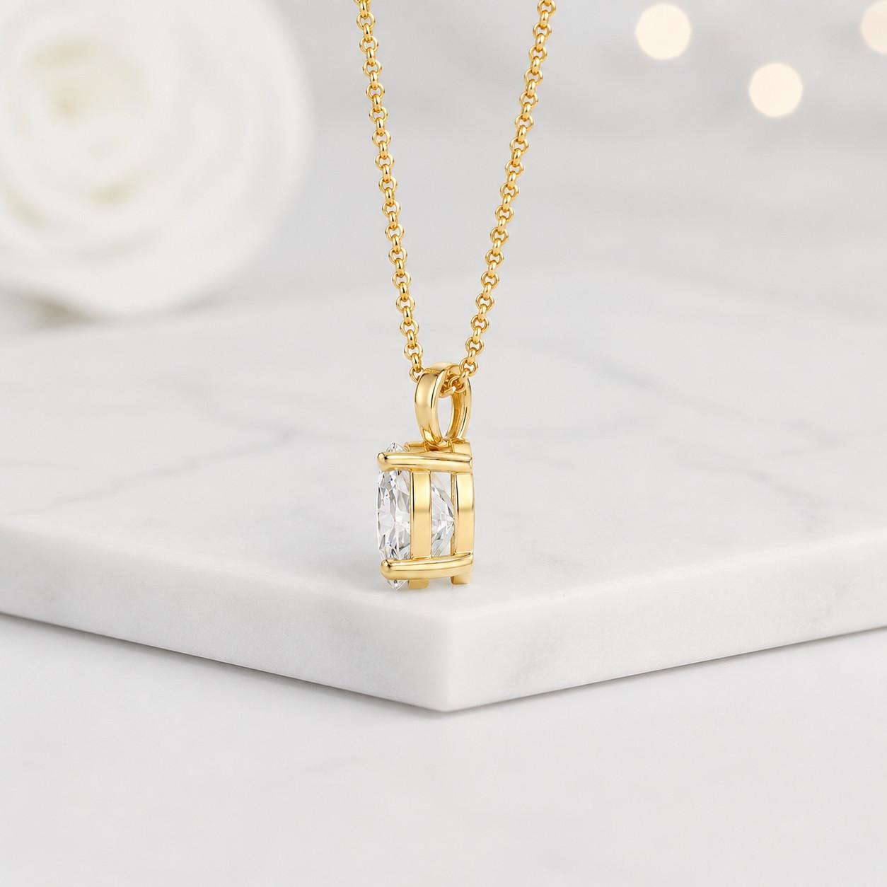 white gold necklace 14k gold necklace solitaire necklace engagement necklace wedding necklace