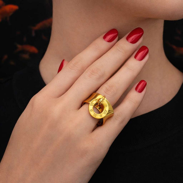 women jewelry trendy jewelry modern jewelry fashion accessory finger ring luxury accessory polished jewelry smooth finish ring bold jewelry designer inspired ring