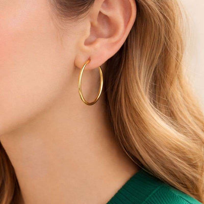 womens hoop earrings lightweight hoops small hoop earrings medium hoop earrings large hoop earrings circle earrings plain hoop earrings sleek hoop earrings basic hoop earrings timeless earrings elegant hoops