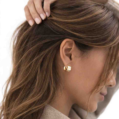 yellow gold earrings white gold earrings rose gold earrings silver hoop earrings platinum hoops gold filled hoops gold dipped earrings