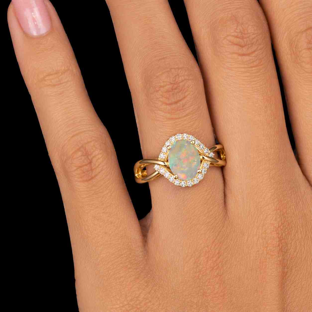 yellow ring romantic ring bridal accessory engagement jewelry stackable ring petite jewelry oval gemstone colorful jewelry women jewelry classy ring dainty jewelry